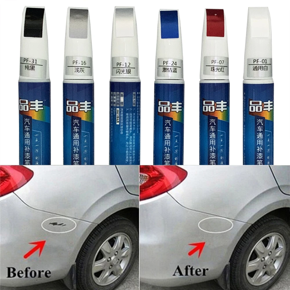8 Colors 12ml New Professional Car Paint Repair Pen Waterproof Fix