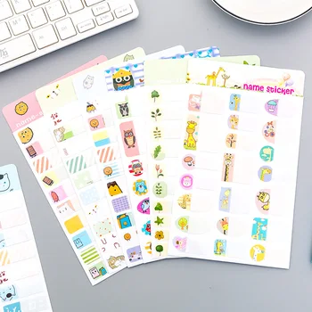 

1 Sheets Name Stickers School Label Decal Multi Purpose Colorful Multi Color Label Stationery Sticker