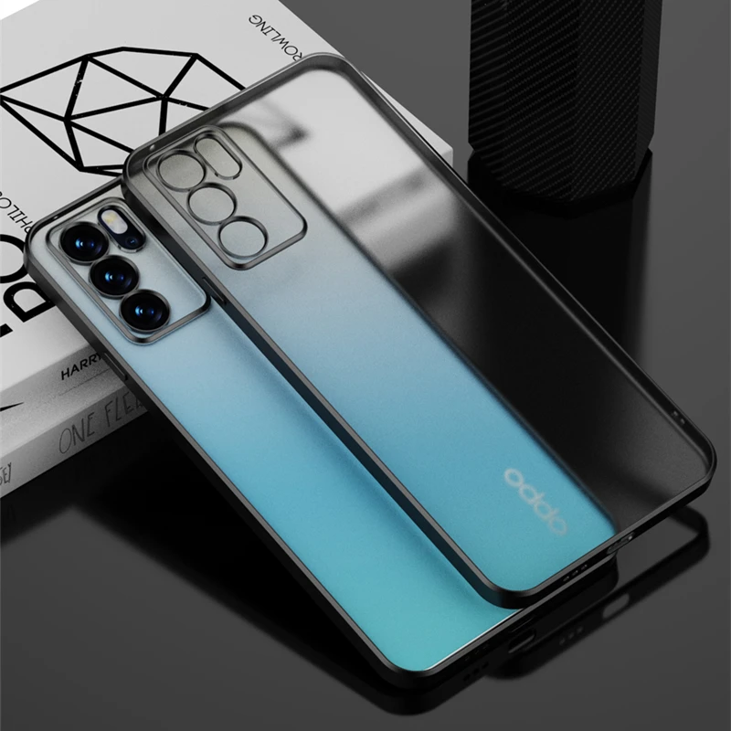 Coque silicone Soft Touch - Oppo - Reno 5 Pro 5G - Bleu - Antichoc - Recharge sans fil - Téléphonie