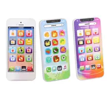 Светодиодный Развивающие игрушки для мобильных телефонов, Детские интерактивные музыкальные телефоны, английский обучающий симулятор, игрушки для мобильных телефонов, рождественские подарки