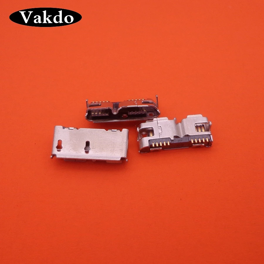 20 шт./лот 10 pin 3,0 Micro usb разъем тип B гнездо Женский 10 pin pcb для ремонт телефона планшета ПК MP3 MP4 MP5, зубцы