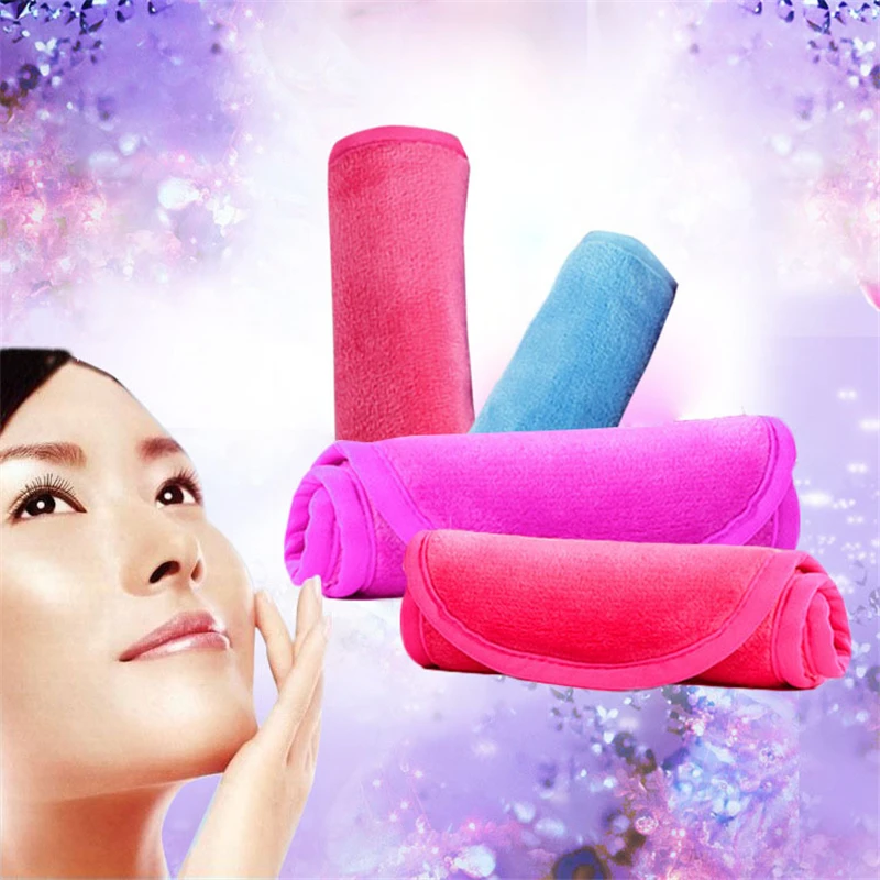 New Microfiber Makeup Remover Towel Reusable Magic Makeup Remover Wipes No Need Facial Cleansing Oil Skin Care Make Up Tool