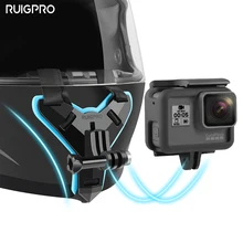 Мотоциклетный шлем подбородок стенд держатель для GoPro Hero 8 7 6 5 4 3 Xiaomi Yi экшн Спорт камера полный лицо держатель аксессуар