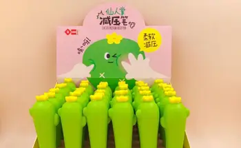 

korea creative soft cactus gel pen cute cartoon school gift student gel ink pen office black writing pen promotion pen 36pc/lot