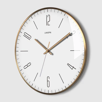 

Simple Nordic White Wall Clock Round Creative Minimalist Wall Clock Unique Silent Modern Design Home Decor Horloge Murale JJ60WC