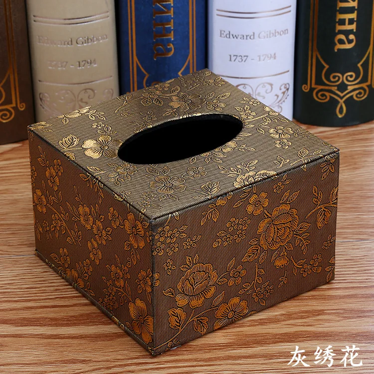 Коробка для платочков, для отелей отель кожаная коробка для салфеток Салфетка коробка для рабочего Стола Ресторан домашняя тканевая коробка