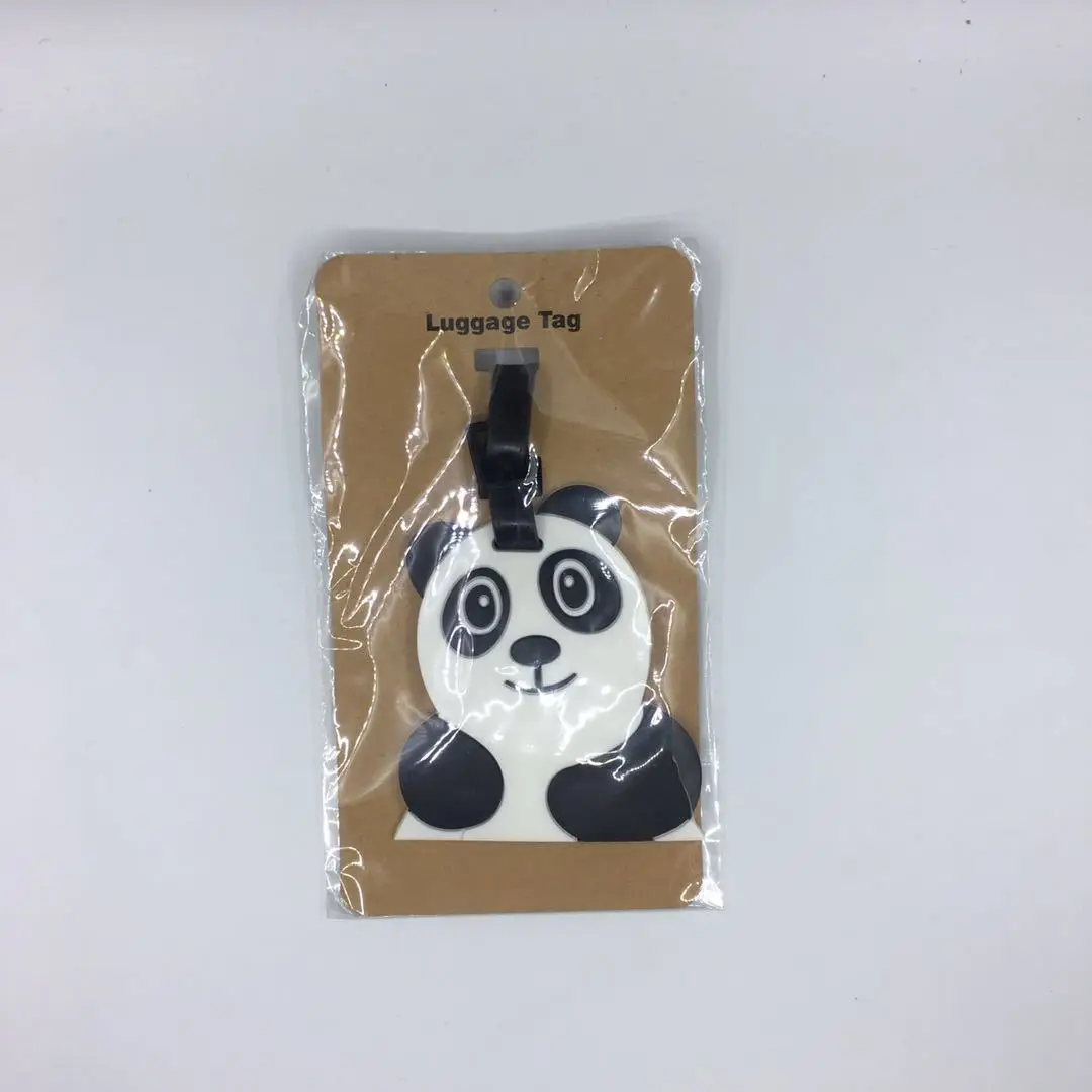 see chart10 1 шт., серия Panda, аниме, для путешествий, брендовая багажная бирка на чемодан, ID адрес, портативный держатель тегов, багажные этикетки, Новинка - Цвет: see chart10
