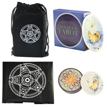 

Gaming Solitaire Tarot Set Party Board Games Divination Board Game Decks English Version Cushion Organizer Beginners PDF Guide