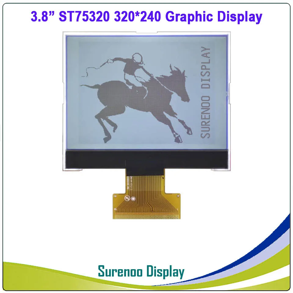 3," 320X240 320240 Графический ЖК-модуль дисплей панель экран LCM с ST75320 контроллер поддержка последовательного SPI - Цвет: White Without PCB