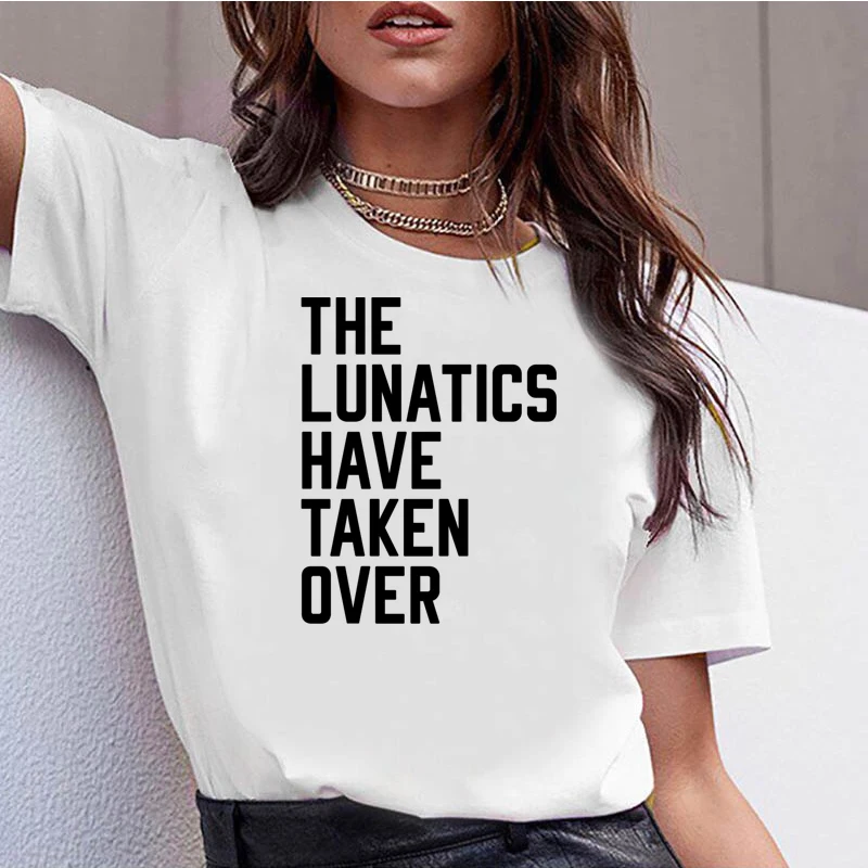 1055912_T Shirt Casual O-Neck Short Sleeves Women T-shirt Hipster Cool Graphic Tee |