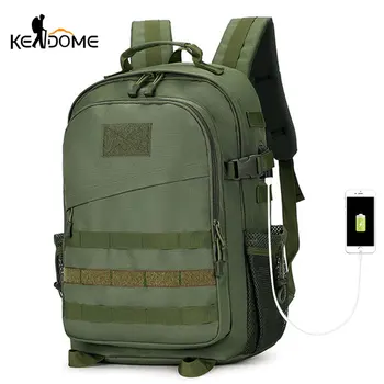 

USB Charging Man Army Tactical Backpacks Military Bags Outdoor Molle Pack Trekking Camping Fishing Hunting Bag Rucksack XA330D