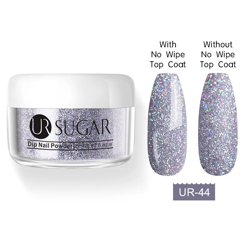 UR-44 Ur Sugar 5 мл блестящая пудра для ногтей 23 Цвета блестящая Пыль для гелевого украшения ногтей Маникюрные советы - Цвет: UR-44