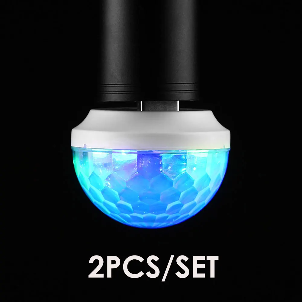 ET 2 шт. RGB мини USB LED вечерние светильники для микрофона Динамик Мини-USB диско шар