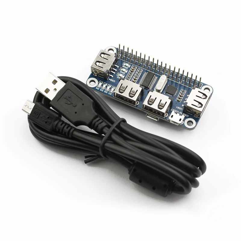 Для Raspberry Zero W 3 го поколения B + USB для последовательного расширения платы HUB Splitter