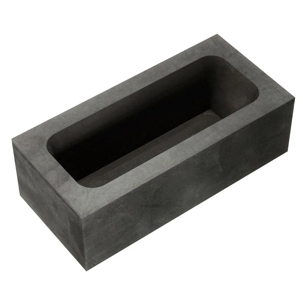 Black Graphite Furnace Casting Foundry Crucible Melting Tool Ingot Moulds