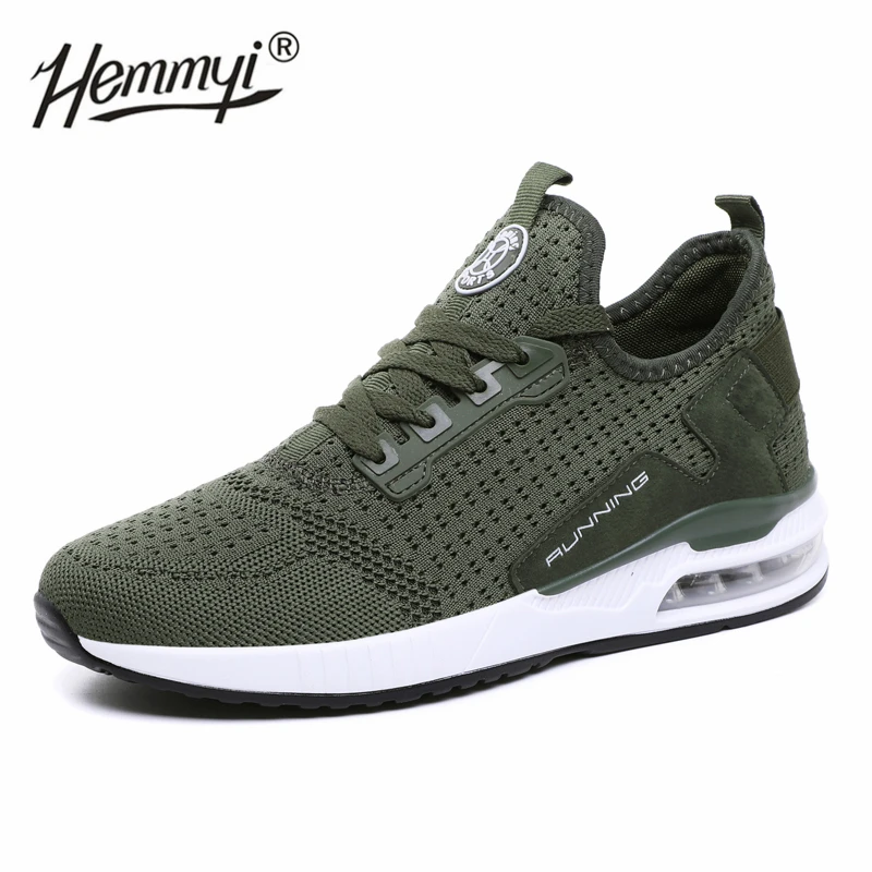 Зеленый Новинка года; кроссовки унисекс для мужчин и женщин; tenis feminino; удобная повседневная обувь на платформе; светильник; Basket Femme; кроссовки на массивном каблуке; размеры 36-45 - Цвет: Зеленый