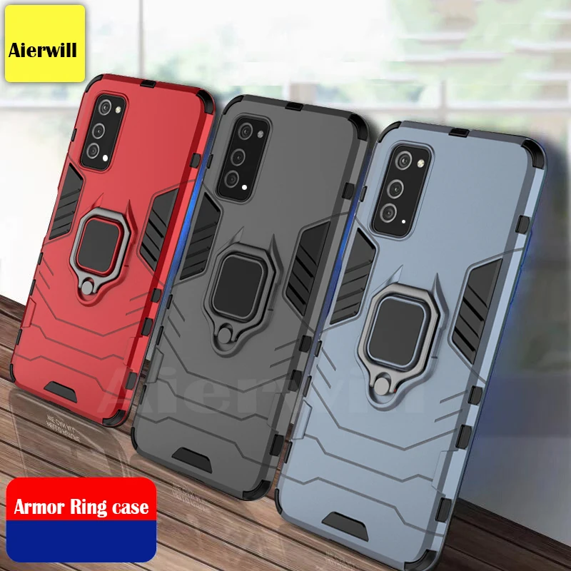 Armor Ring Case For Samsung Galaxy S11 Plus case Magnetic Car Hold Bumper Phone Cover S11E S 11+ S10 | Мобильные телефоны и