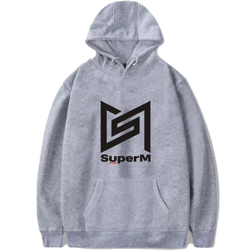 PG082 SuperM альбом худи с логотипами KPOP пуловеры с капюшоном