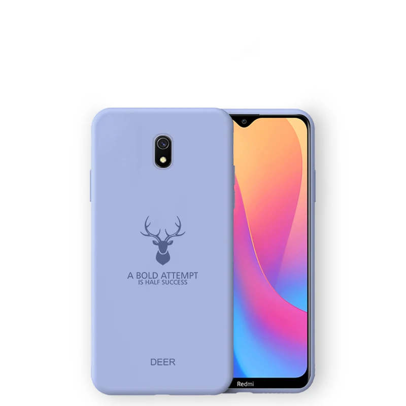 Для Xiaomi redmi 8A чехол Global MOFi redmi 8 силиконовый мягкий ТПУ противоударный Модный чехол coques redmi 8 чехол - Цвет: purple