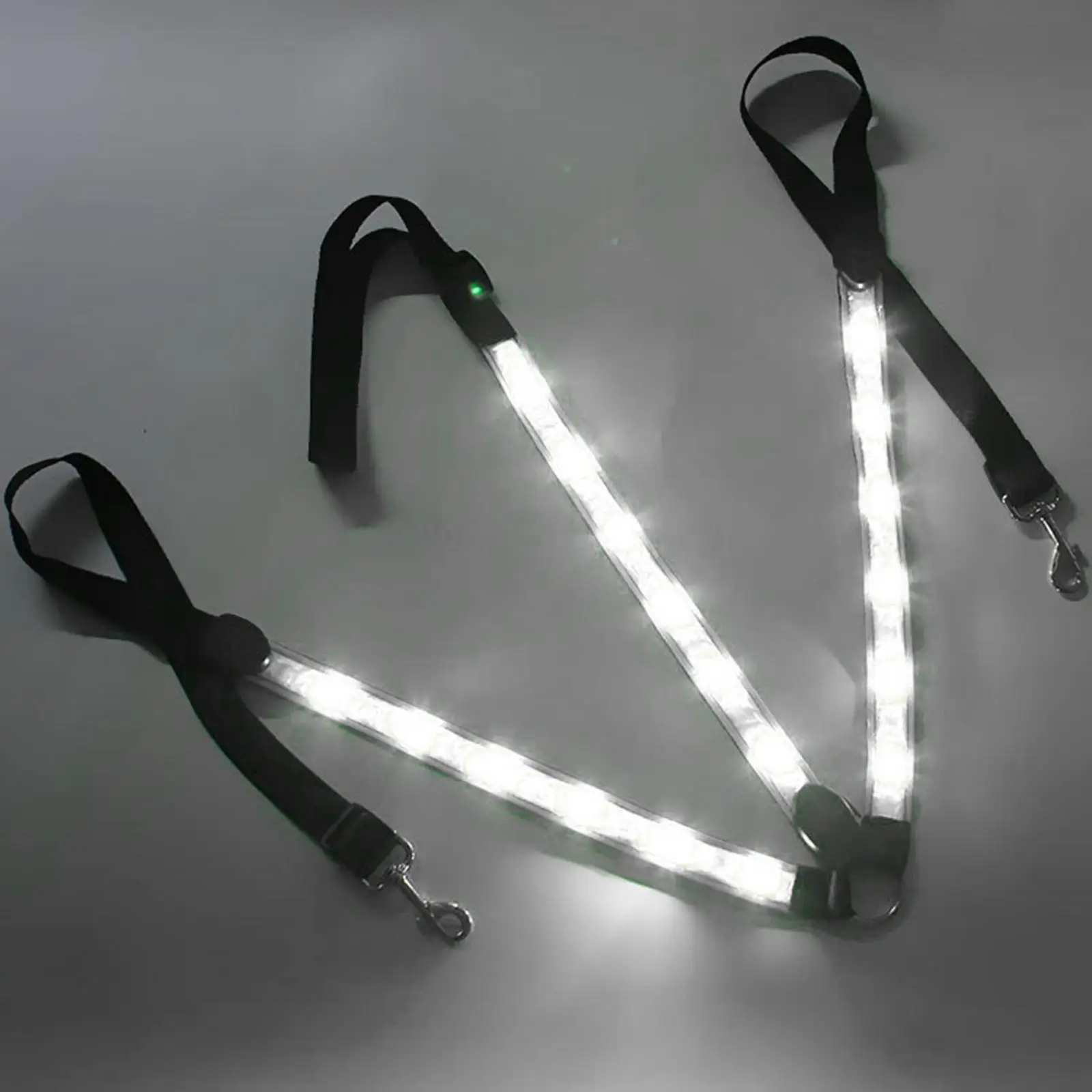 Arnés LED para caballos, correa de nailon, equipo de equitación Visible por la noche