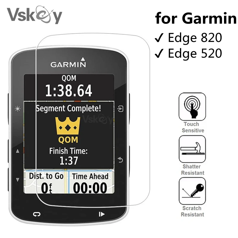 Glass film screen protector for Garmin Edge 520 Plus screen cover protection