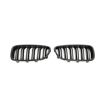 

Real Carbon Fiber Front Bumper Kidney Grill Grille for-BMW 5 Series F10/F11 M5 2010-2017 520I 528I 530I 535I 550I