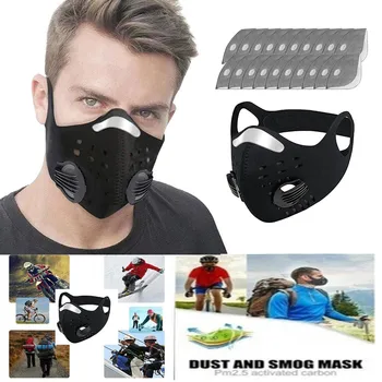 

1pcs Wholesale Unisex Dust maskers Pollution Respirator Dustproof Safety maska Washable masken Mouth Half Muffle Face Masque