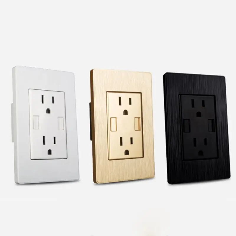 Штепсельная розетка стандарта США 2,1/3.1A двойной usb-порт для зарядки адаптер питания