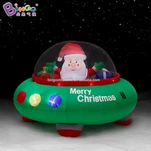 Персонализированные 2,5 м высота рождественские надувные наружные украшения/надувные рождественские игрушки для двора