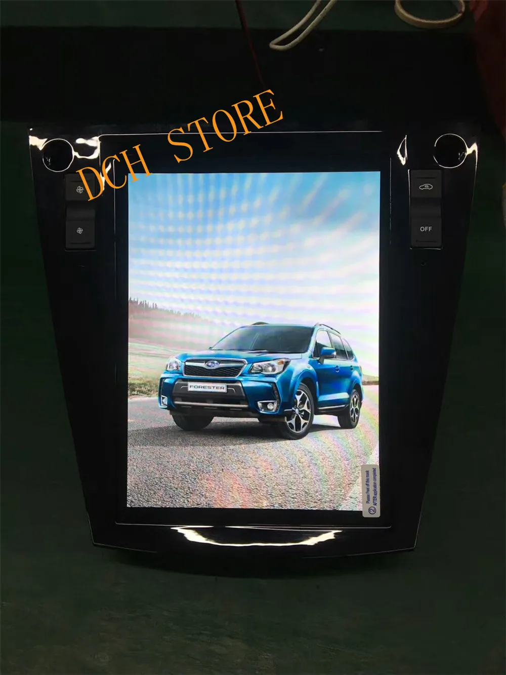 Автомобильный DVD проигрыватель Tesla Style с вертикальным экраном 10 4 дюйма и GPS