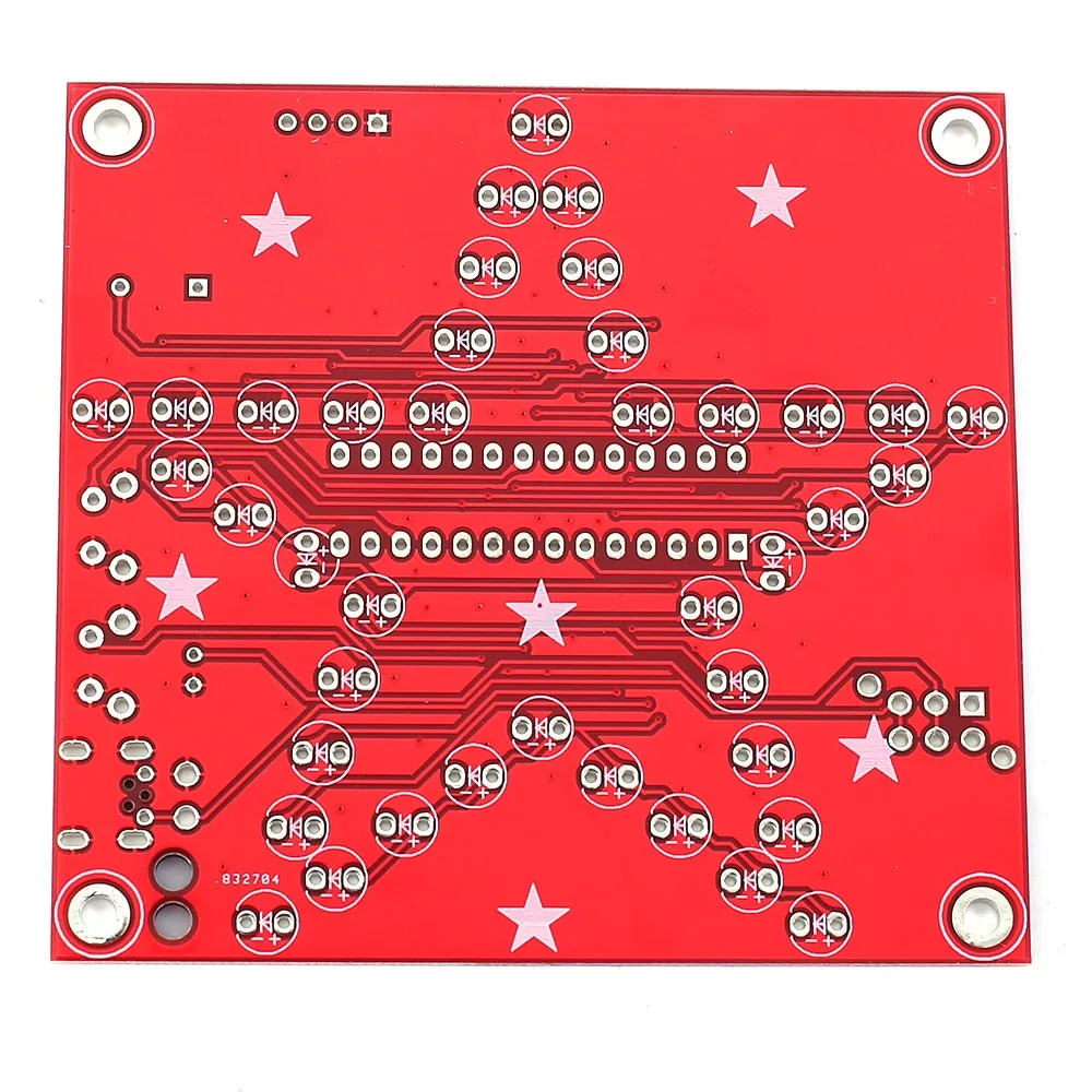 DIY комплект пентаграмма RGB светодиодный красочный мигающий свет пятиконечная звезда люкс красочная музыка звезда MCU электронная DIY сварка