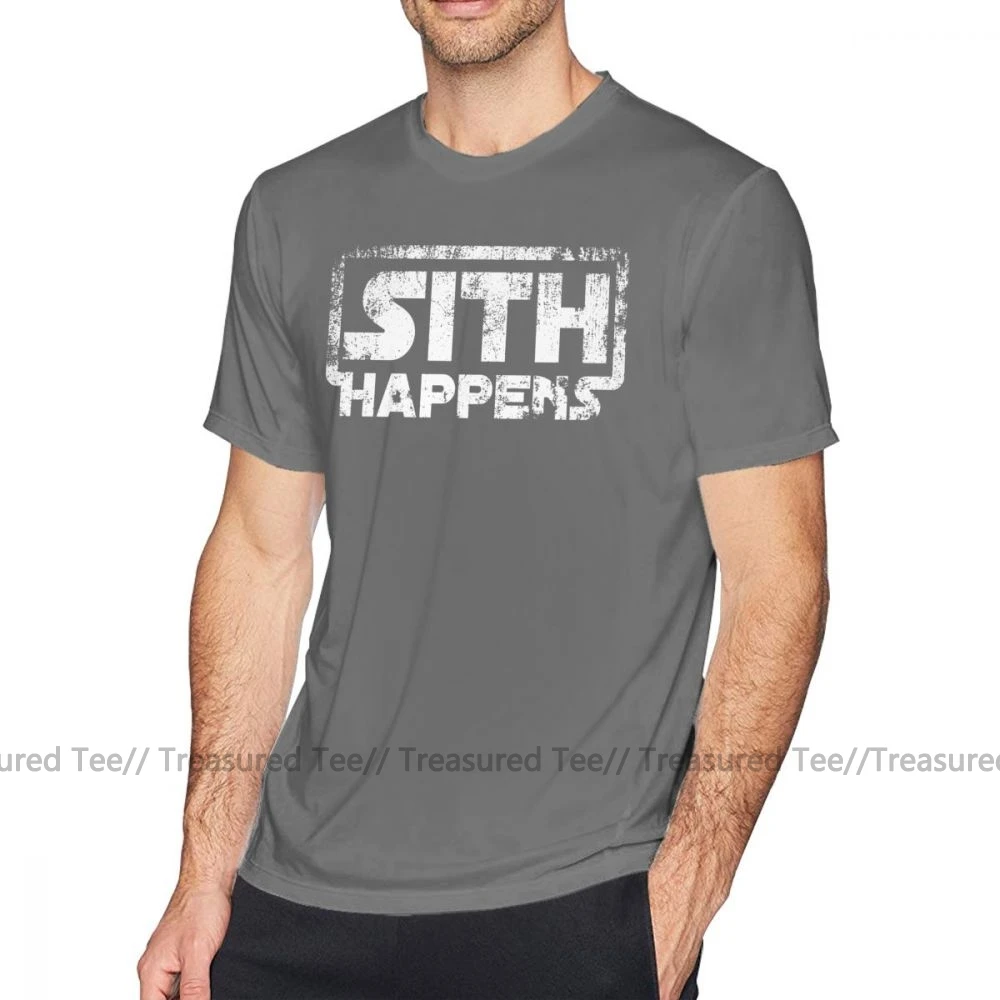 Skup Koszulka gwiezdnych wojen Sith dzieje się koszulka męska koszulka oversized koszula moda bawełna zabawa z krótkim rękawem T Shirt z nadrukiem