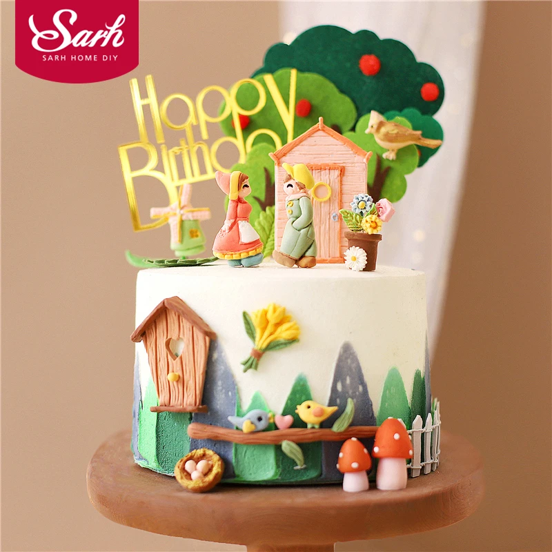 Idyllic Silicone Fondant Cake Moulds for Kitchen Bouquet Birds Branch Molds Collection Baking Chocolate Sugarcraft Decor Tools | Дом и сад