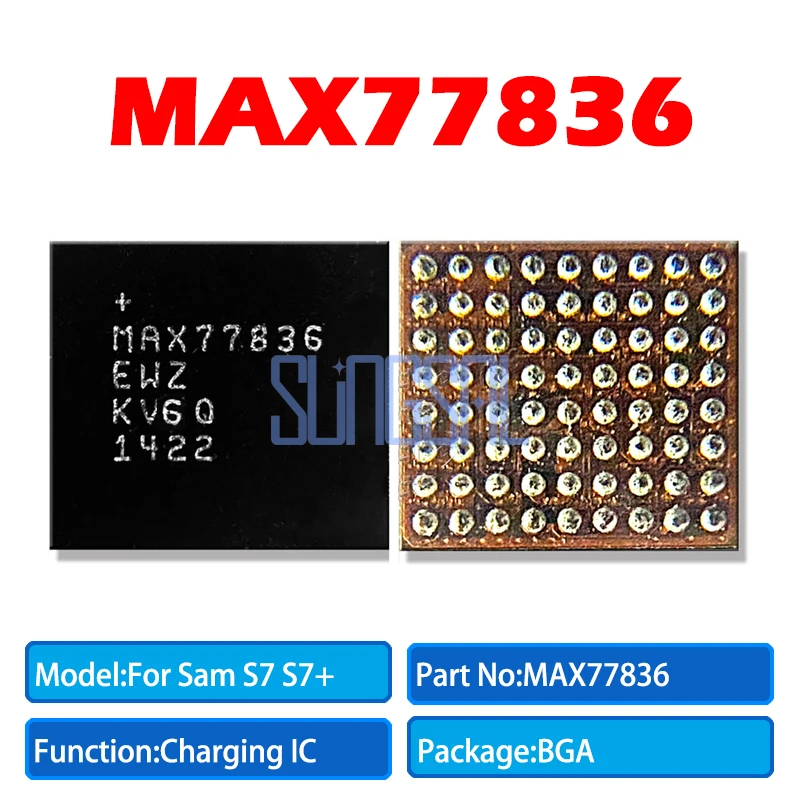 10 шт./лот 100% оригинальный MAX77836 чип Power IC для Sam Galaxy S7 | Электронные компоненты и