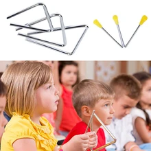 Популярная мода треугольник Orff музыкальные стальные Школьные Инструменты группа ударная развивающая музыкальная игрушка Triangolo для детей