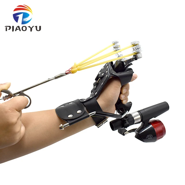 Hunting Fishing Slingshot Set Shooting Catapult Full Suit with Fishing  Rubber Band Outdoor Game Sling Shot Set with Darts New - AliExpress