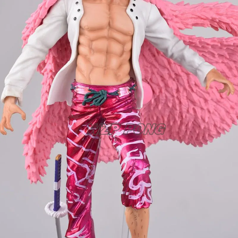 37 см аниме one piece Donquixote Doflamingo битва форма статуя ПВХ фигурка украшения Коллекционная модель игрушки подарок на день рождения