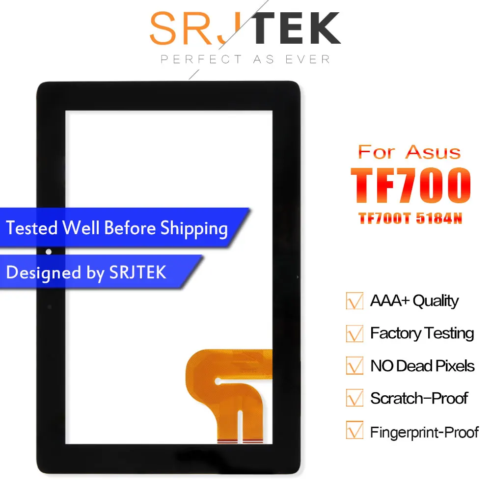 Srjtek 10 1 для Asus Transformer Pad TF700 TF700T 5184N FPC сенсорный экран дигитайзер стеклянный датчик планшетный ПК запасные