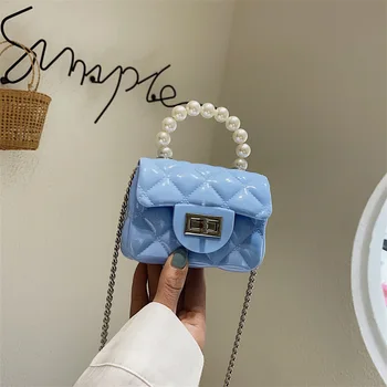 

Rhombus Chain Bag Jelly Small Bag Female 2020 New Fashion All-match Messenger Bag Fashion Handbag