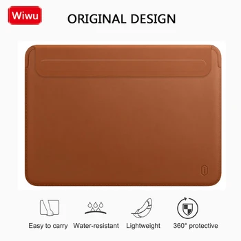 

Luxury Leather Laptop Bag For Macbook Air 13 Pro 15 Sleeve for Xiaomi Dell 10 12 13 13.3 15.4 inch Shockproof Notebook Case Bag