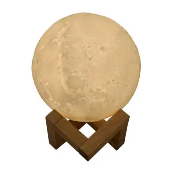 

3D Moon 880Ml Air Humidifier Ultrasonic Humidifier Light Usb Cool Mist Diffuser Aroma Essential Oil No Battery