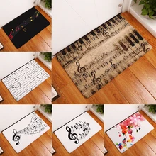 Цветной заказной принт лучший Противоскользящий коврик для прихожей дверной коврик водопоглощающий коврик для ванной комнаты фланелевый кухонный ковер