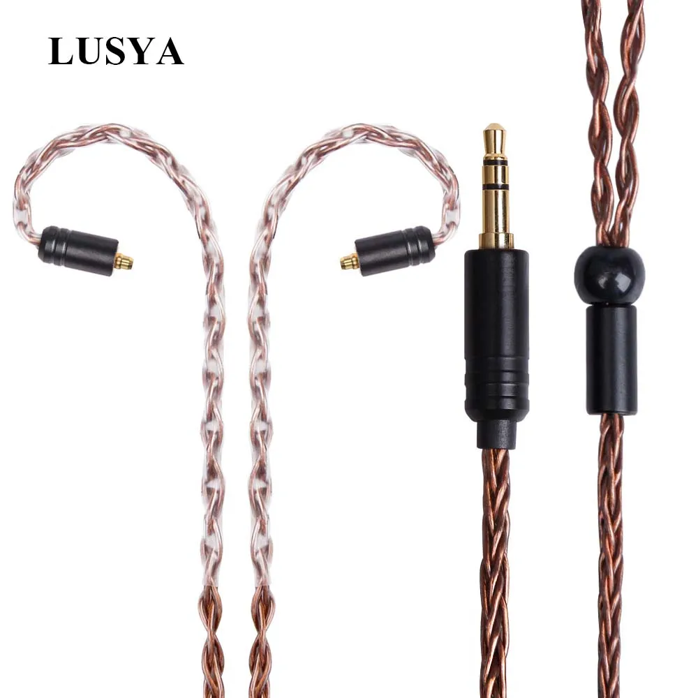 

Lusya 8-core silver plated headset upgrade line 3.5mm to MMCX for se215 se315 se425 se535 se846 T1000
