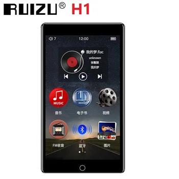 

RUIZU H1 Full Touch Screen 4.0inch MP3 Player Bluetooth Music Player Support FM Radio Recording E-book Video Built-in Speaker
