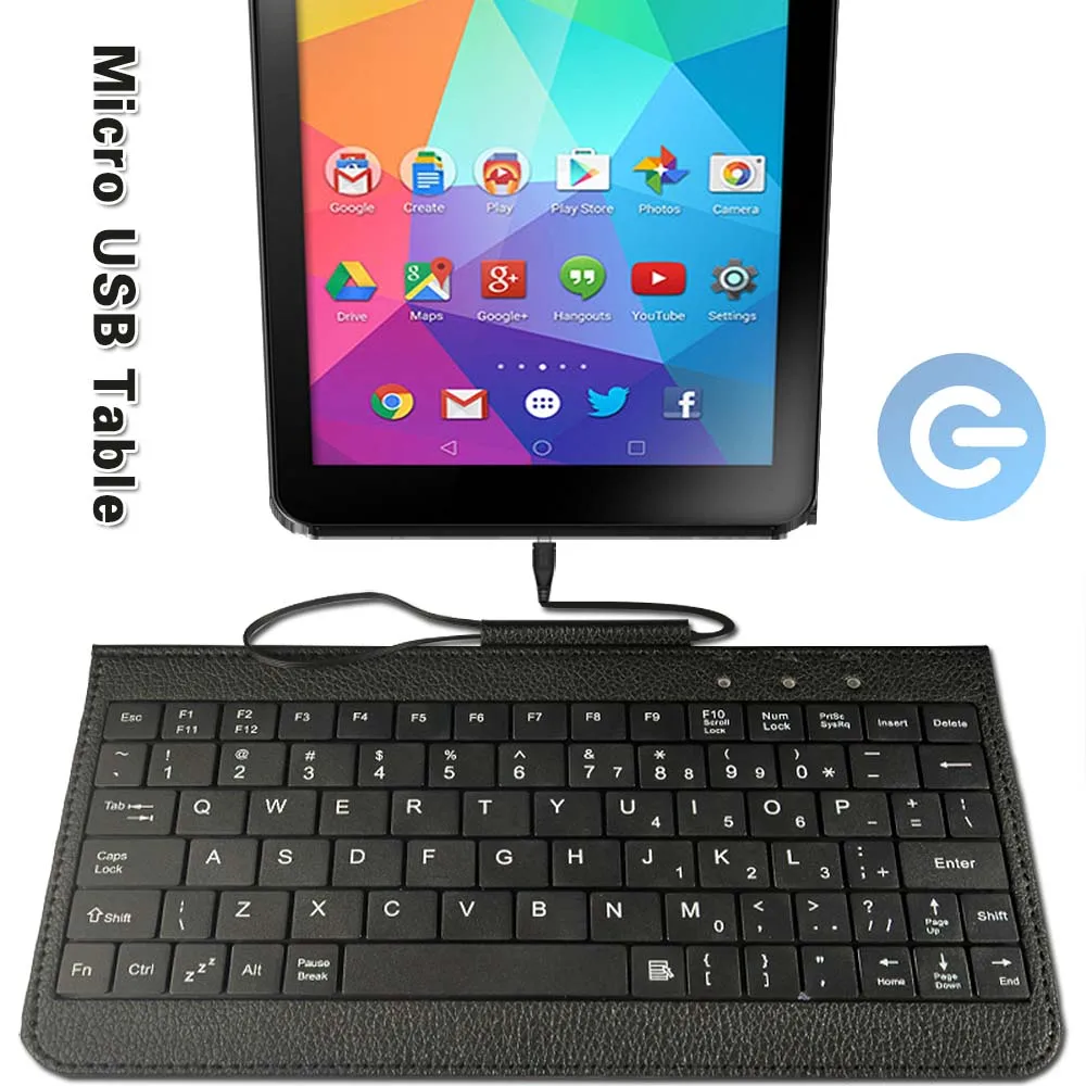 

Micro USB Keyboard 7/7.85 Inch Leather Stand Case for Gotab GoTab GW7/GoTab X GT7X/GoTab X GT785X Foldable Tablet Case