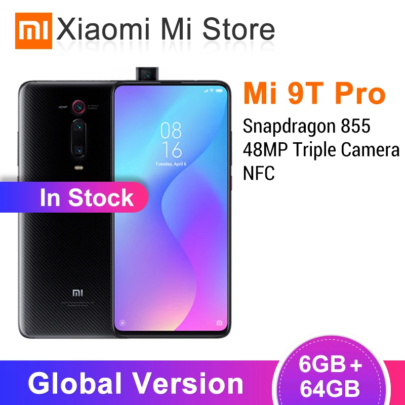 Новая глобальная версия Xiaomi mi 9T Pro (Red K20 Pro) 6 ГБ ОЗУ 64 Гб ПЗУ 48MP + 20MP камера AI 4000 мАч 39