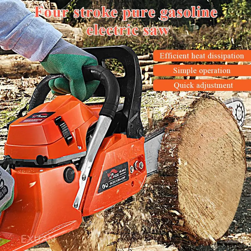 Fourstroke Chain Saw Pure Gasoline Logging Saw Highpower Household