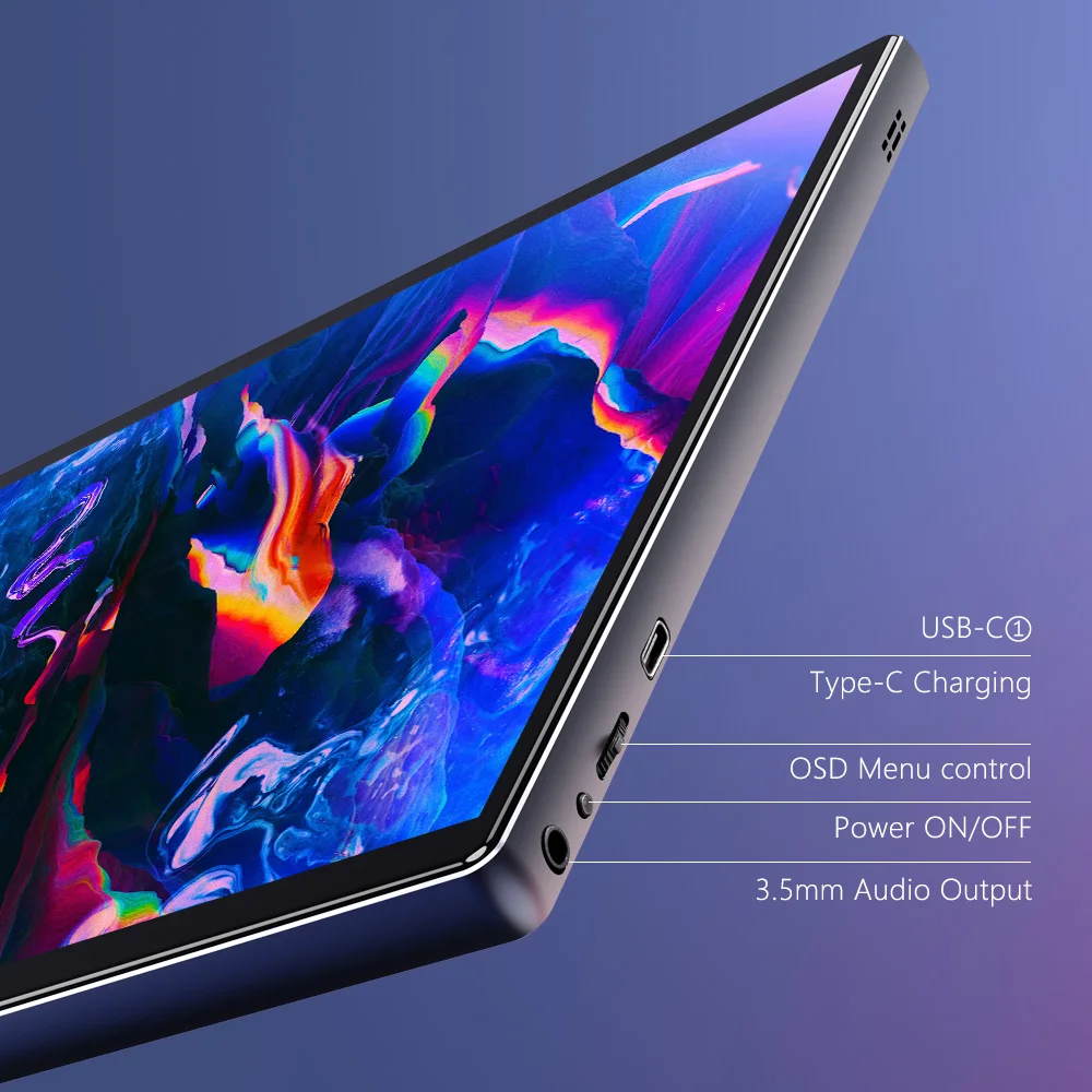 15.6 Inch Wired&Wireless Monitor/2.5D Quad