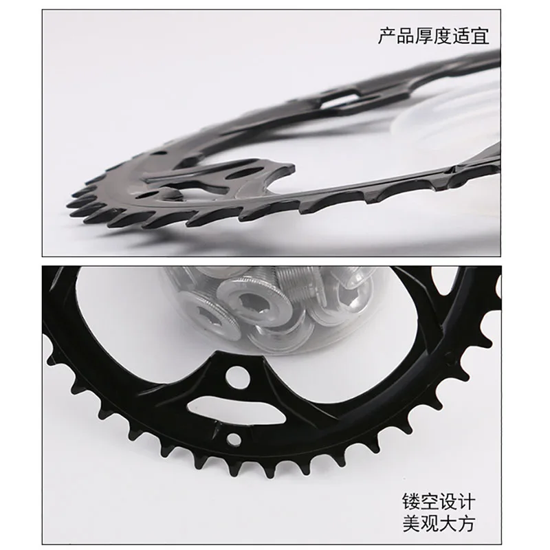 Mountain bike sprocket wheel 22T 32T 42T 44T bicycle sprocket wheel Chainring For Crankset m590 m430 Folding Bike