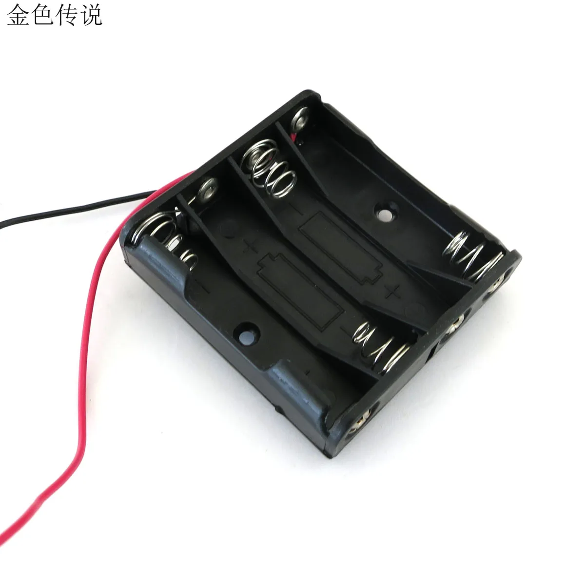 4 секции 7th контейнер под элемент питания мини небольшой контейнер под элемент питания с кабелем жесткий электромагнитный пускатель и экологически чистый контейнер под элемент питания